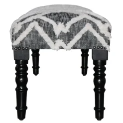 Kirkland's Home Benches & Ottomans-Black Diamond Tufted Modern Bench