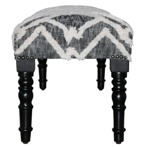 Kirkland's Home Benches & Ottomans-Black Diamond Tufted Modern Bench