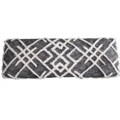 Kirkland's Home Benches & Ottomans-Black Diamond Tufted Modern Bench