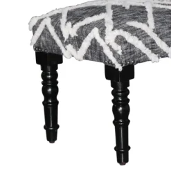 Kirkland's Home Benches & Ottomans-Black Diamond Tufted Modern Bench