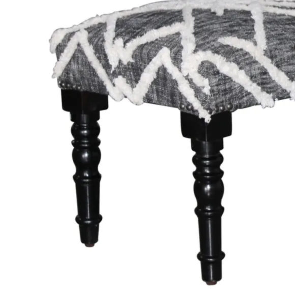 Kirkland's Home Benches & Ottomans-Black Diamond Tufted Modern Bench