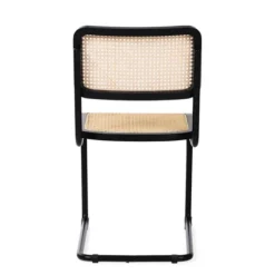 Kirkland's Home Dining Chairs-Black Framed Woven Cane Dining Chairs, Set Of 2