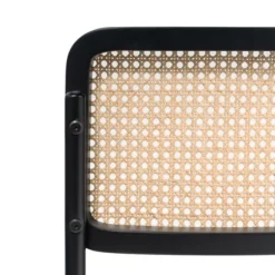 Kirkland's Home Dining Chairs-Black Framed Woven Cane Dining Chairs, Set Of 2