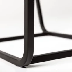 Kirkland's Home Accent & End Tables-Black Geometric Nesting Accent Tables, Set Of 2