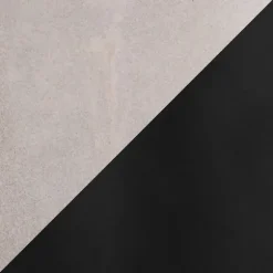 Kirkland's Home Accent & End Tables-Black Glass And Concrete Round Accent Table