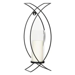 Kirkland's Home Sconces-Black Metal Crisscross Sconces, Set Of 2