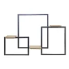 Kirkland's Home Shelves-Black Modern Geometric Wall Shelves