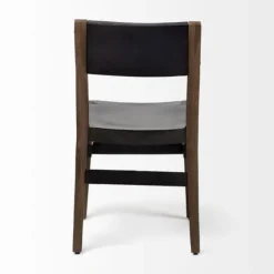 Kirkland's Home Dining Chairs-Black Modern Mango Wood Blocky Dining Chair