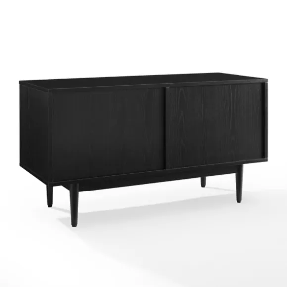 Kirkland's Home Console Tables-Black Modern Wood Console Table, 40 In.
