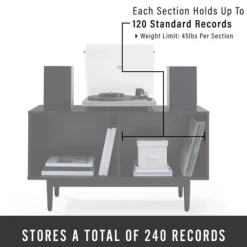 Kirkland's Home Console Tables-Black Modern Wood Console Table, 40 In.