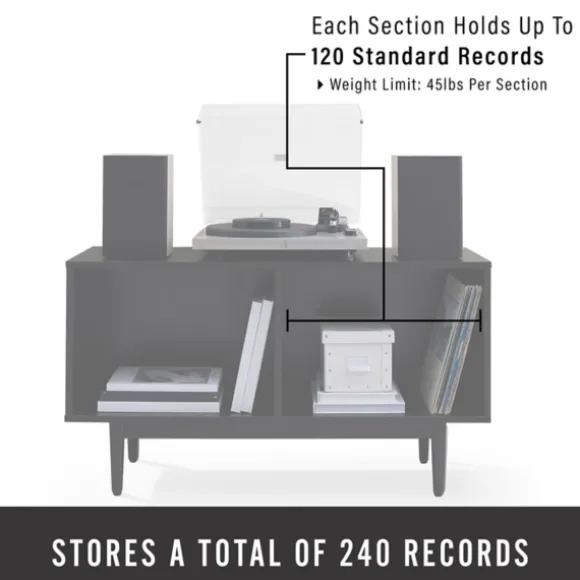 Kirkland's Home Console Tables-Black Modern Wood Console Table, 40 In.