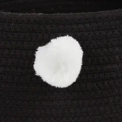 Kirkland's Home Baskets & Boxes-Black Pet Bin Pom Pom Storage Basket