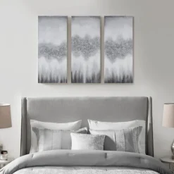 Kirkland's Home Canvas Art-Black Rock Stone Canvas Art Prints, Set Of 3