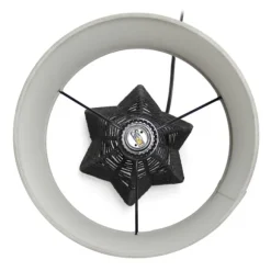 Kirkland's Home Table Lamps-Black Rope Woven Table Lamp