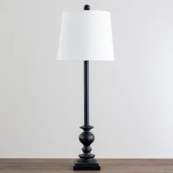 Kirkland's Home Buffet Lamps-Black Strickland Buffet Lamp