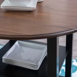 Kirkland's Home Dining Tables-Black Wood Farmhouse 3-Pc. Stool And Table Set