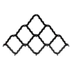 Kirkland's Home Hooks-Black Wood Trellis Wall Hooks