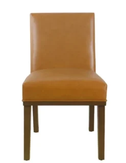 Kirkland's Home Dining Chairs-Blair Carmel Leather Dining Chair
