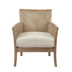 Kirkland's Home Accent Chairs-Blake Cane Back Accent Chair