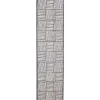 Kirkland's Home Outdoor Rugs-Blake Gray Cube Indoor/Outdoor Runner, 1X7