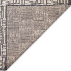 Kirkland's Home Outdoor Rugs-Blake Gray Cube Indoor/Outdoor Area Rug, 7X9