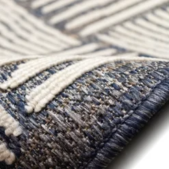 Kirkland's Home Outdoor Rugs-Blake Gray Cube Indoor/Outdoor Area Rug, 7X9