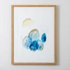 Kirkland's Home Framed Art-Blue And Gold Abstracts Ii Framed Art Print