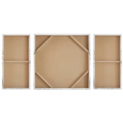 Kirkland's Home Canvas Art-Blue And Gold Trees Canvas Art Prints, Set Of 3