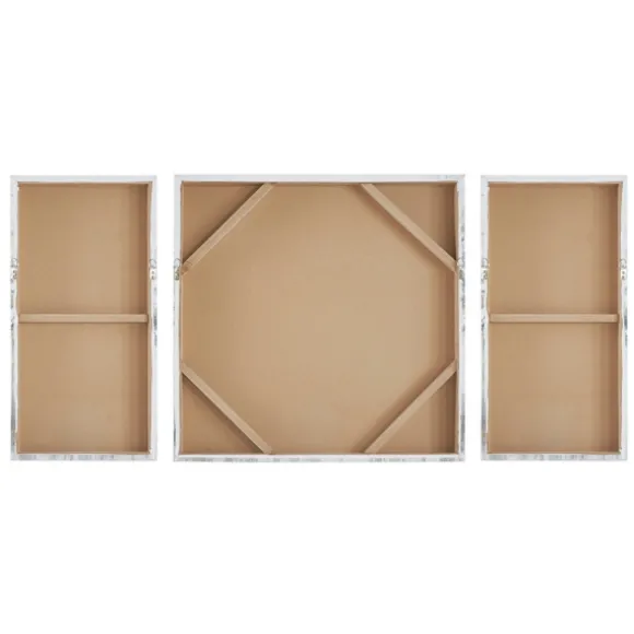 Kirkland's Home Canvas Art-Blue And Gold Trees Canvas Art Prints, Set Of 3