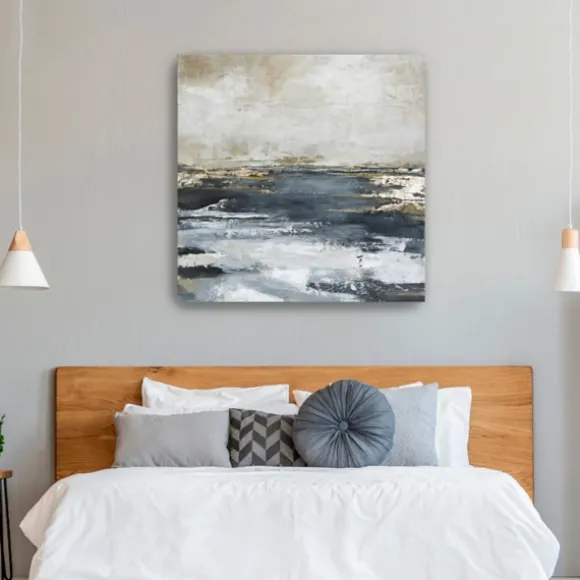 Kirkland's Home Canvas Art-Blue Bay Giclee Canvas Art Print, 40X40 In.