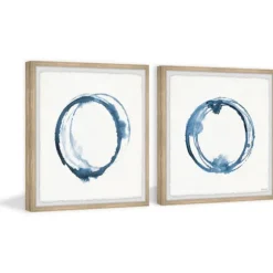 Kirkland's Home Framed Art-Blue Flash Framed Art Prints, Set Of 2