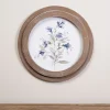 Kirkland's Home Framed Art-Blue Florals Ii Round Framed Art