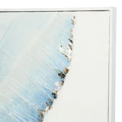 Kirkland's Home Framed Art-Blue Leaves Coastal Metal Art Print