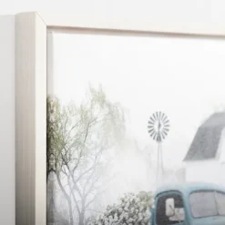 Kirkland's Home Canvas Art-Blue Pickup Truck And Barn Canvas Art Print