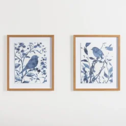 Kirkland's Home Framed Art-Bluebird On Branch Ii Framed Art Print