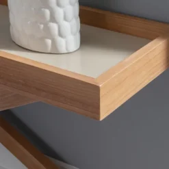 Kirkland's Home Console Tables-Brazilian Pine Tray Top Console Table