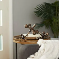 Kirkland's Home Statues & Figurines-Bronze Antique Jacks 3-Pc. Figurine Set