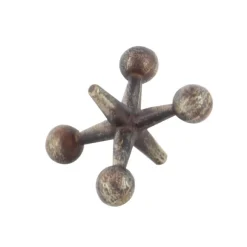 Kirkland's Home Statues & Figurines-Bronze Antique Jacks 3-Pc. Figurine Set