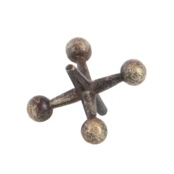 Kirkland's Home Statues & Figurines-Bronze Antique Jacks 3-Pc. Figurine Set