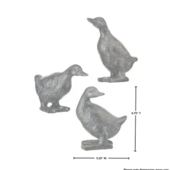 Kirkland's Home Statues & Figurines-Bronze Textured Duckling Statues, Set Of 3