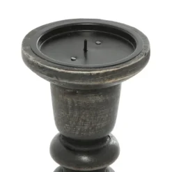 Kirkland's Home Candle Holders-Bronze Wood Column Candle Holders, Set Of 3