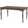 Kirkland's Home Dining Tables-Brown And Gray Traditional Wood Dining Table
