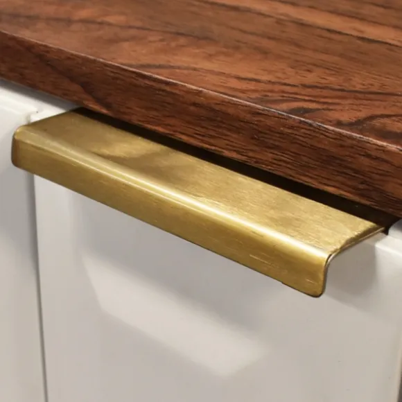 Kirkland's Home Console Tables-Brown And White Wood 2-Drawer Console Table