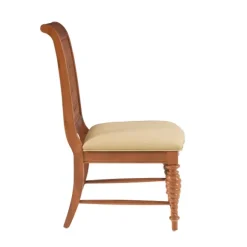 Kirkland's Home Dining Chairs-Brown Hollywood Regency Dining Chairs, Set Of 2