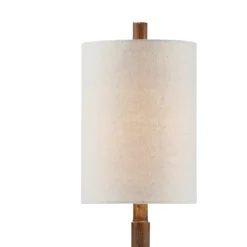 Kirkland's Home Buffet Lamps-Brown Resin Traditional Candlestick Buffet Lamp