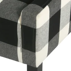 Kirkland's Home Accent Chairs-Buffalo Check Swoop Accent Chair