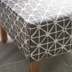 Kirkland's Home Accent Chairs-Burst Patterned Slipper Accent Chair