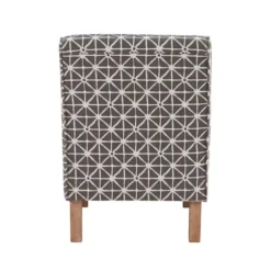 Kirkland's Home Accent Chairs-Burst Patterned Slipper Accent Chair