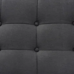 Kirkland's Home Benches & Ottomans-Button Tufted Bench With Mirrored Base