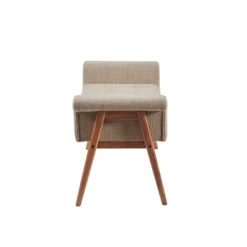 Kirkland's Home Benches & Ottomans-Button Tufted Wood Bench